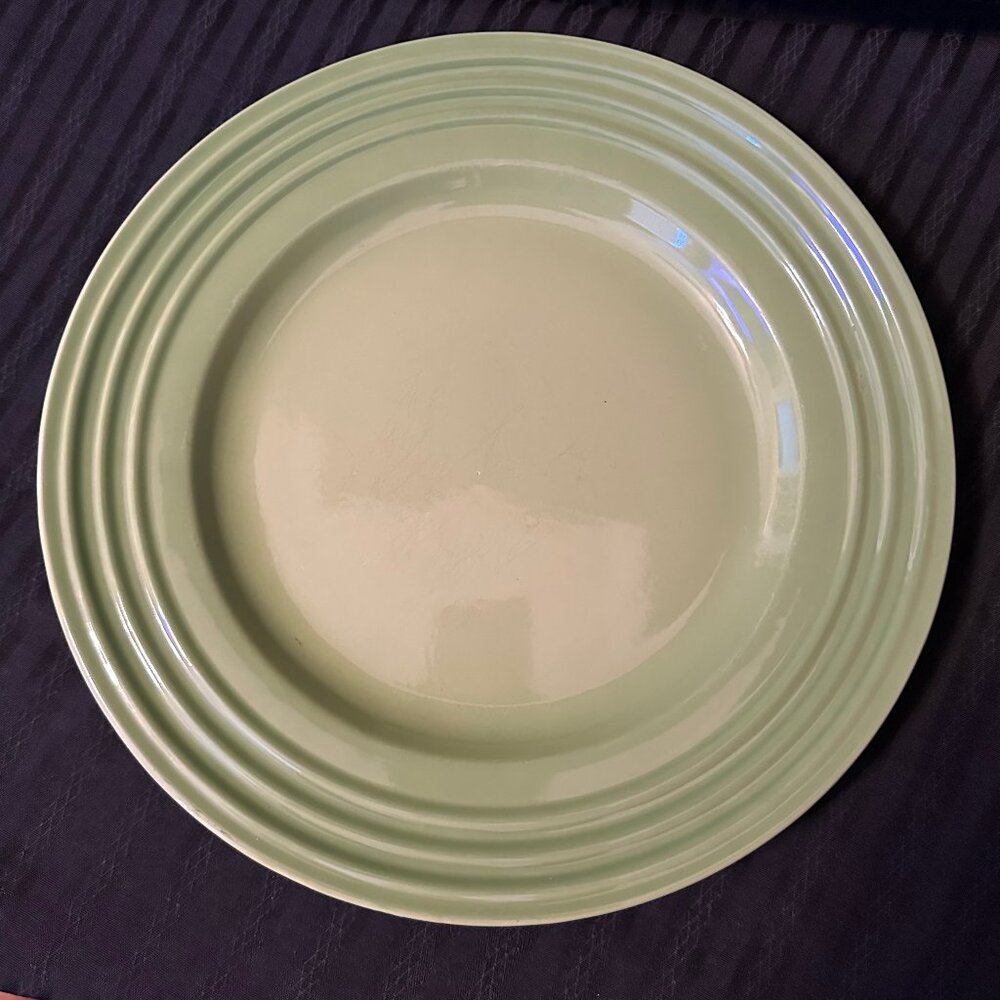 Le Creuset Green 12" plate